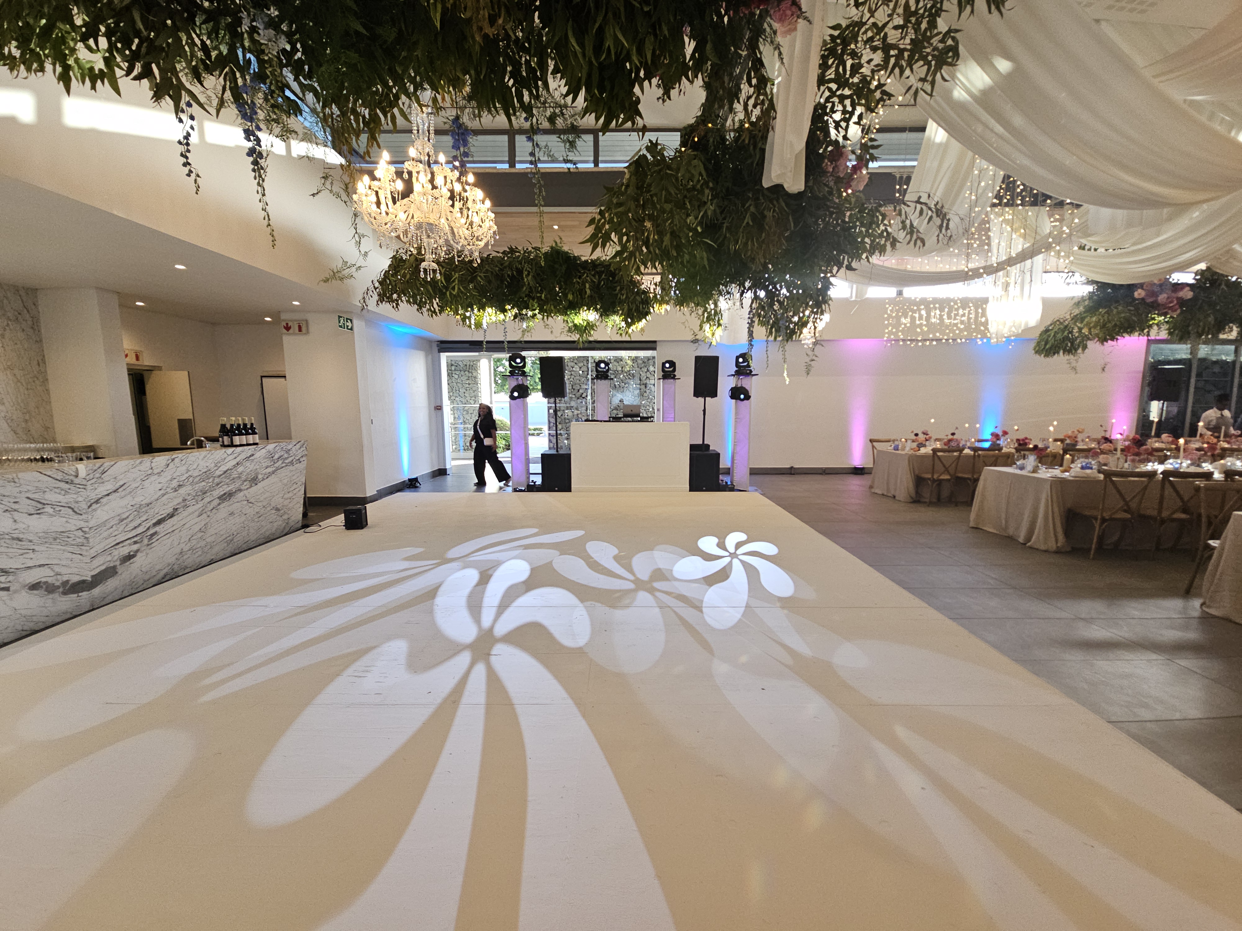 Professional livestreaming production setup